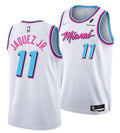 Mens Miami Heat #11 Jaime Jaquez Jr. Nike Original Vice Swingman Jersey White