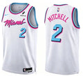 Mens Miami Heat #2 Davion Mitchell Nike Original Vice Swingman Jersey White