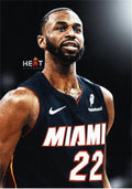 Mens Miami Heat #22 Andrew Wiggins Black Nike Icon Edition Swingman Jersey