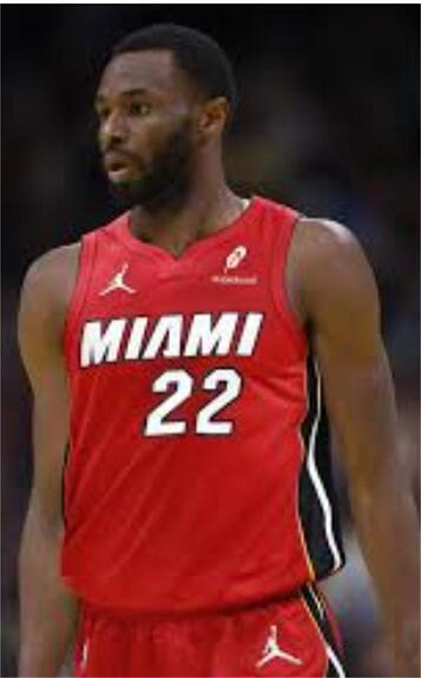 Mens Miami Heat #22 Andrew Wiggins Red Statement Edition Swingman Jersey