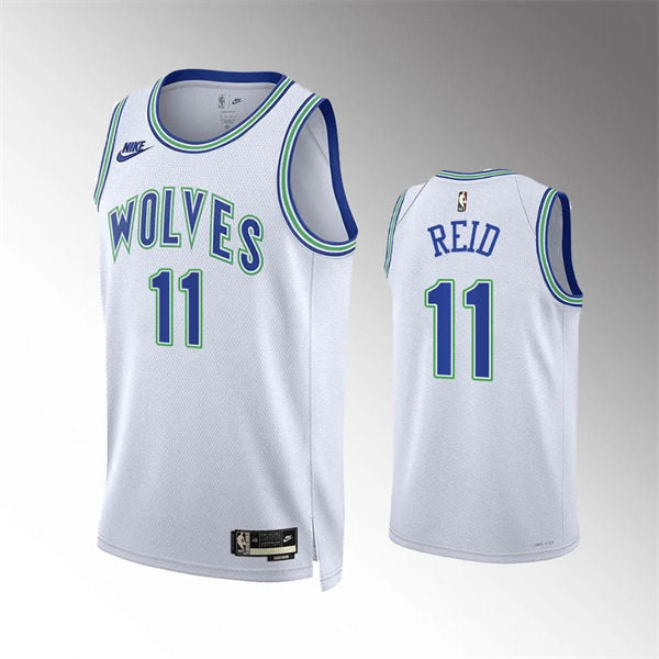Men’s Minnesota Timberwolves #11 Naz Reid 2023-24 Classic Edition Jersey White
