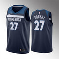 Men’s Minnesota Timberwolves #27 Rudy Gobert Navy 2021-22 Diamond Nike Icon Edition Jersey