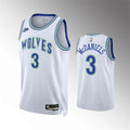 Men’s Minnesota Timberwolves #3 Jaden McDaniels 2023-24 Classic Edition Jersey – White