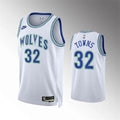 Mens Minnesota Timberwolves #32 Karl-Anthony Towns 2023-24 Classic Edition Jersey White