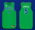 Mens Minnesota Timberwolves #5 Anthony Edwards Green 2025 NBA Playoff Earned Edition Jersey