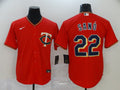 Men’s Minnesota Twins Miguel Sano #22 Red Baseball Jersey