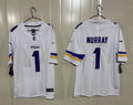 Men’s Minnesota Vikings #1 Kyler Murray Nike White F.U.S.E. Vapor Limited Jersey