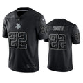 Men’s Minnesota Vikings #22 Harrison Smith Black Reflective Limited Jersey