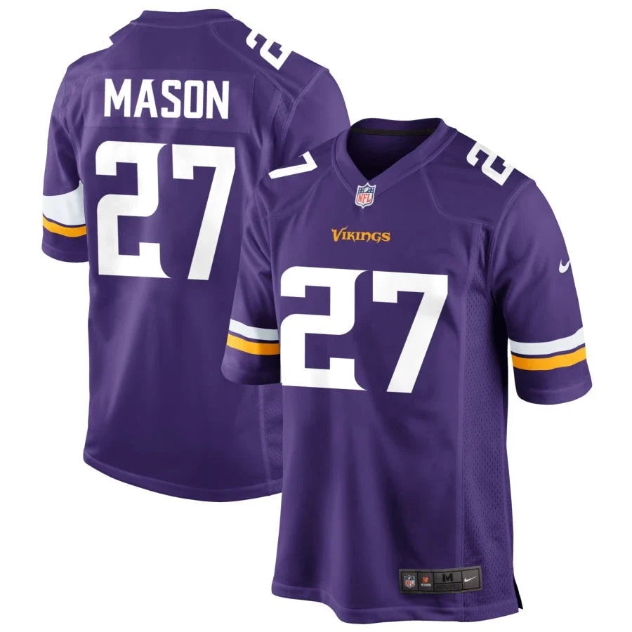 Men’s Minnesota Vikings #27 Jordan Mason Nike Purple F.U.S.E. Vapor Limited Jersey