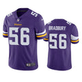 Men’s Minnesota Vikings #56 Garrett Bradbury Nike Purple Vapor Untouchable Limited Jersey