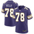 Men’s Minnesota Vikings #78 Ryan Kelly Nike Purple Classic F.U.S.E. Limited Jersey