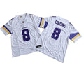 Men’s Minnesota Vikings #8 Kirk Cousins Nike White 2023 F.U.S.E. Vapor Limited Jersey