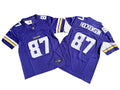 Men’s Minnesota Vikings #87 T.J. Hockenson Nike Purple 2023 F.U.S.E. Vapor Limited Jersey