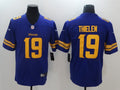 Men’s Minnesota Vikings Adam Thielen #19 Jersey Purple Yellow