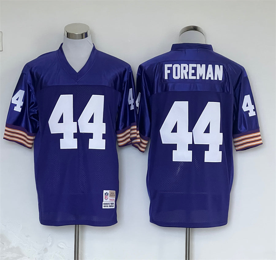 Men’s Minnesota Vikings Chuck Foreman Mitchell & Ness Purple Legacy Jersey