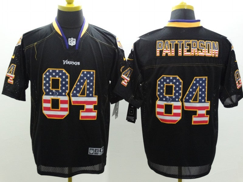 Men’s Minnesota Vikings Cordarrelle Patterson #84 Black Jersey