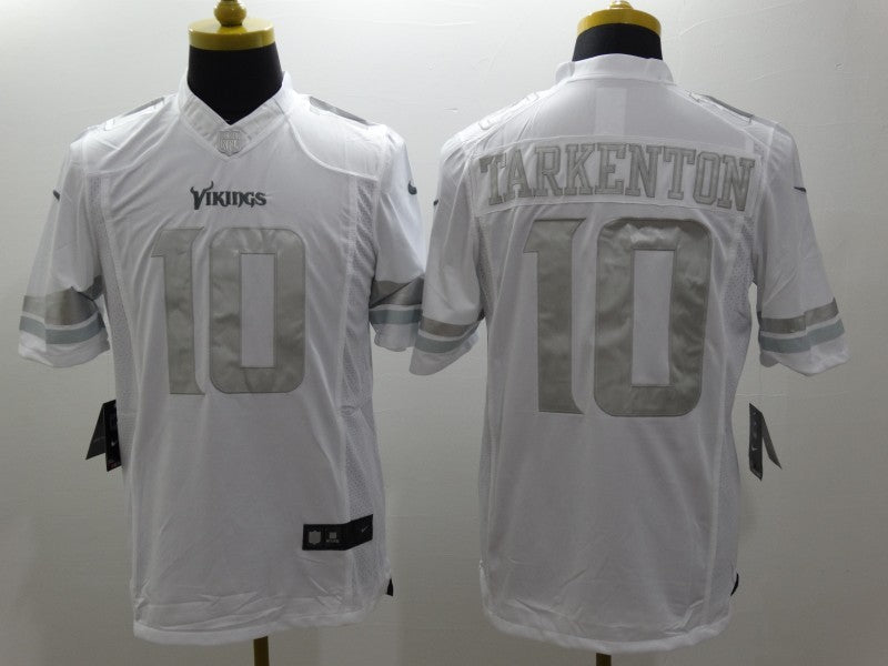 Men’s Minnesota Vikings Fran Tarkenton #10 White Jersey