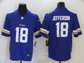 Men’s Minnesota Vikings Justin Jefferson #18 Purple Jersey