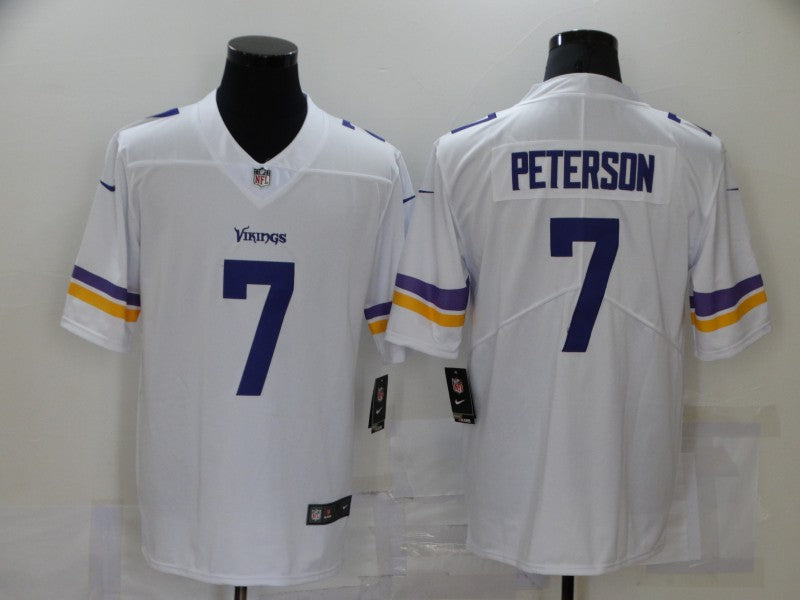 Men’s Minnesota Vikings Patrick Peterson #7 White Jersey