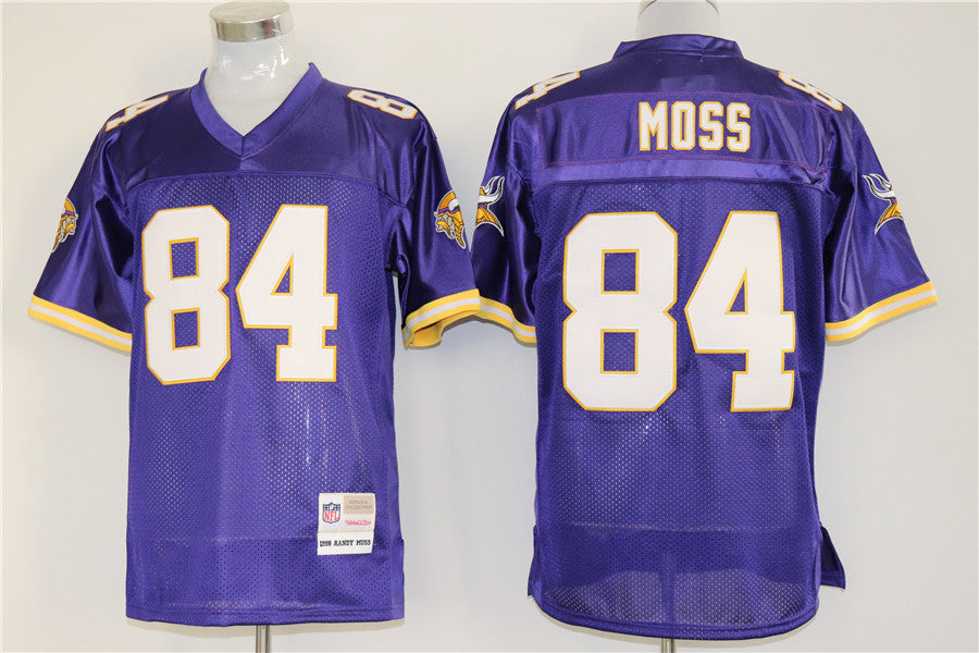 Men’s Minnesota Vikings Randy Moss Mitchell & Ness Purple Legacy Jersey