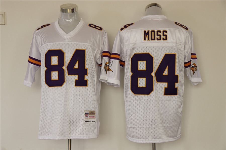 Men’s Minnesota Vikings Randy Moss Mitchell & Ness White Legacy Jersey