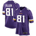 Men’s Minnesota Vikings Retired Player #81 Carl Eller Nike Purple Vapor Untouchable Limited Jersey