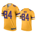 Men’s Minnesota Vikings Retired Player #84 Randy Moss Nike Gold Inverted Limited Jersey