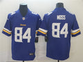 Men’s Minnesota Vikings Retired Player #84 Randy Moss Nike Purple Vapor Untouchable Limited Jersey