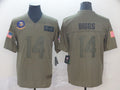 Men’s Minnesota Vikings Stefon Diggs #14 Brown Jersey