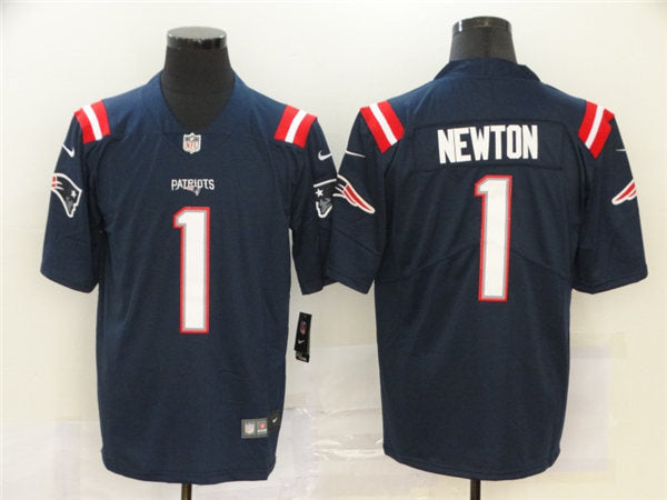 Men’s New England Patriots #1 Cam Newton  Navy Nike Color Rush Legend Player Limited Jersey