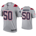 Mens New England Patriots #50 Chase Winovich Nike 2021 Gray Inverted Legend Jersey