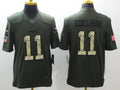 Men’s New England Patriots Julian Edelman #11 Army Green Jersey