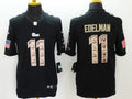 Men’s New England Patriots Julian Edelman #11 Black Authentic Jersey