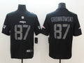 Men’s New England Patriots Rob Gronkowski #87 Black Jersey