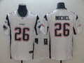 Men’s New England Patriots Sony Michel #26 White Jersey