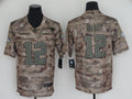 Men’s New England Patriots Tom Brady #12 Camouflage Jersey
