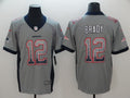 Men’s New England Patriots Tom Brady #12 Gray Jersey
