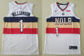 Mens New Orleans Pelicans #1 Zion Williamson White 2021 Earned Edition Jersey
