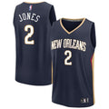 Mens New Orleans Pelicans #2 Herbert Jones Navy Icon Edition Jersey