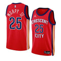 Mens New Orleans Pelicans #25 Trey Murphy III Red 2025-26 Statement Edition Swingman Jersey