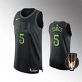 Mens New Orleans Pelicans #5 Herbert Jones Nike Black 2023-24 City Edition Jersey