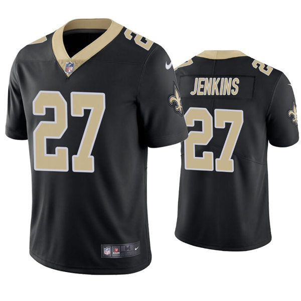 Mens New Orleans Saints #27 Malcolm Jenkins Nike Black Vapor Untouchable Limited Jersey
