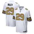 Mens New Orleans Saints #29 Quincy Riley Nike White Gold Alternate F.U.S.E Limited Jersey