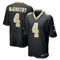 Mens New Orleans Saints #4 Kool-Aid McKinstry Nike Black Vapor F.U.S.E Limited Jersey