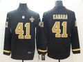 Men’s New Orleans Saints #41 Alvin Kamara Teams Nike Therma Long Sleeve Jersey