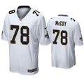 Mens New Orleans Saints #78 Erik McCoy Nike White Vapor Untouchable Limited Jersey