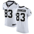 Mens New Orleans Saints #83 Juwan Johnson Nike White Vapor F.U.S.E Limited Jersey