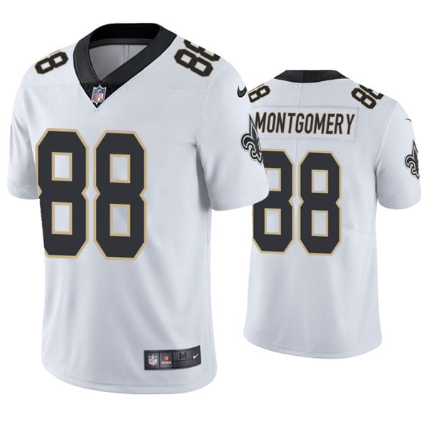 Mens New Orleans Saints #88 Ty Montgomery Nike White Vapor Untouchable Limited Jersey