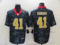 Men’s New Orleans Saints Alvin Kamara #41 Gray Camouflage Jersey