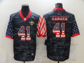 Men’s New Orleans Saints Alvin Kamara #41 Gray Camouflage Jersey